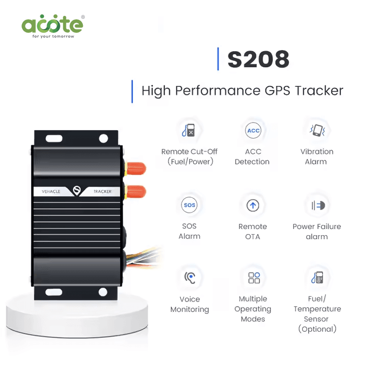 Anti Jammer GPS Tracker with Fuel Sensor