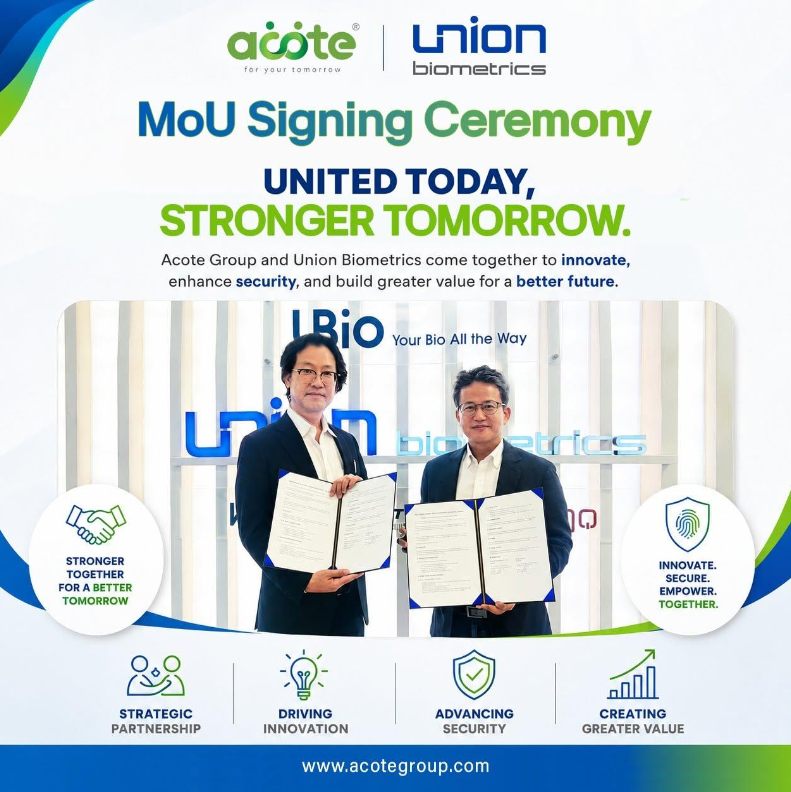 MoU Signing Ceremony with UNION biometrics