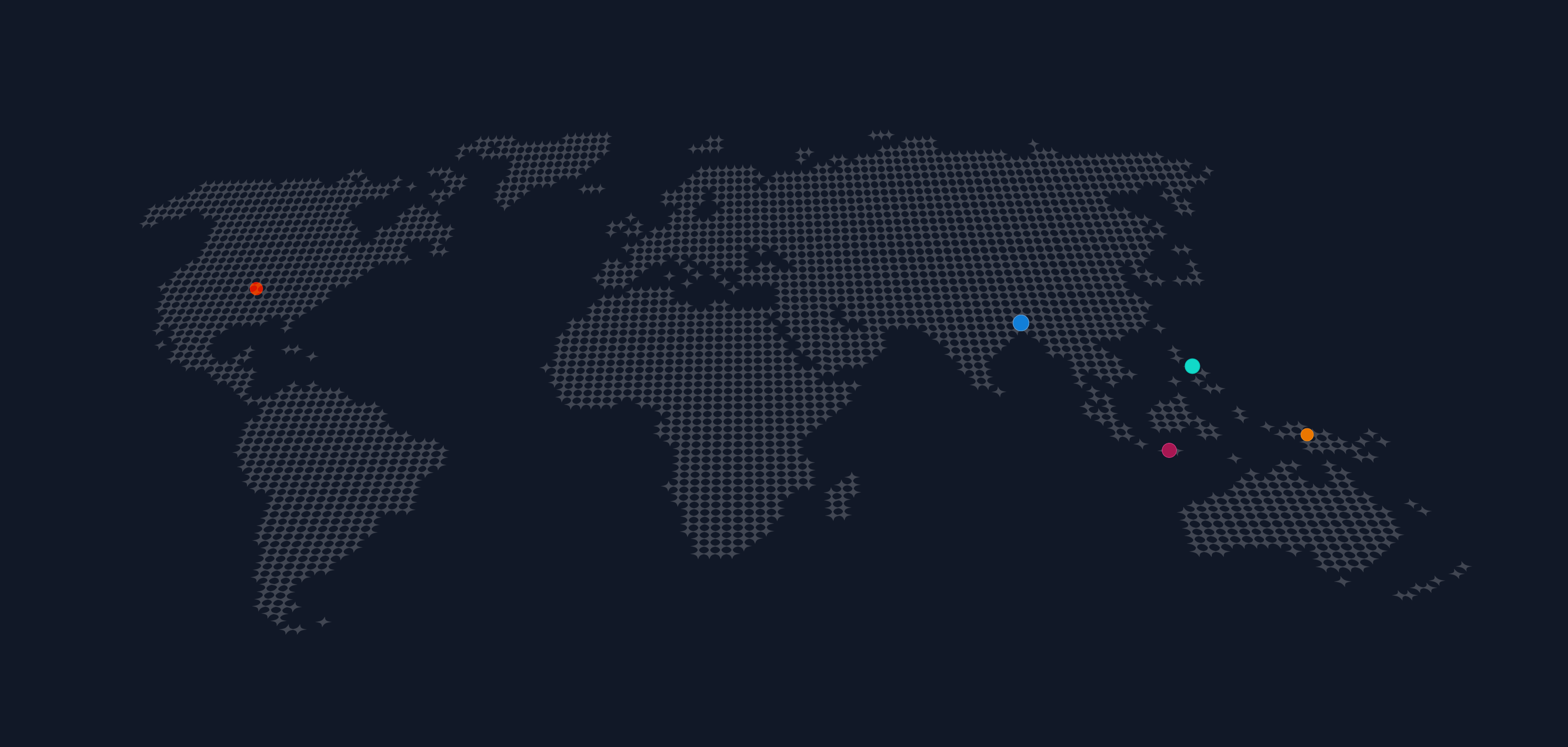 world map of acot